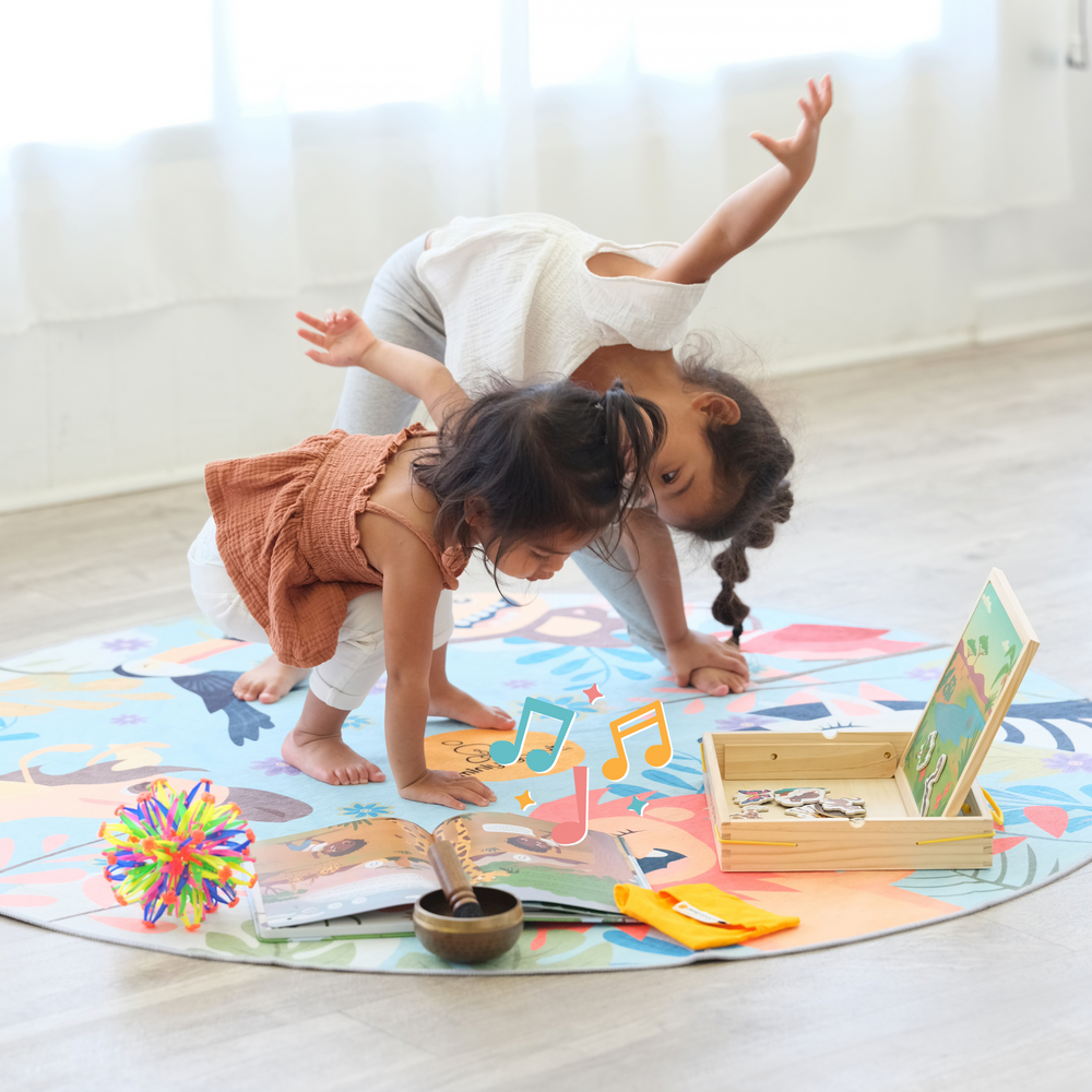 Yoga Play Kit (Africa Edition) - Screen-Free & Music-Powered Kids Yoga Game