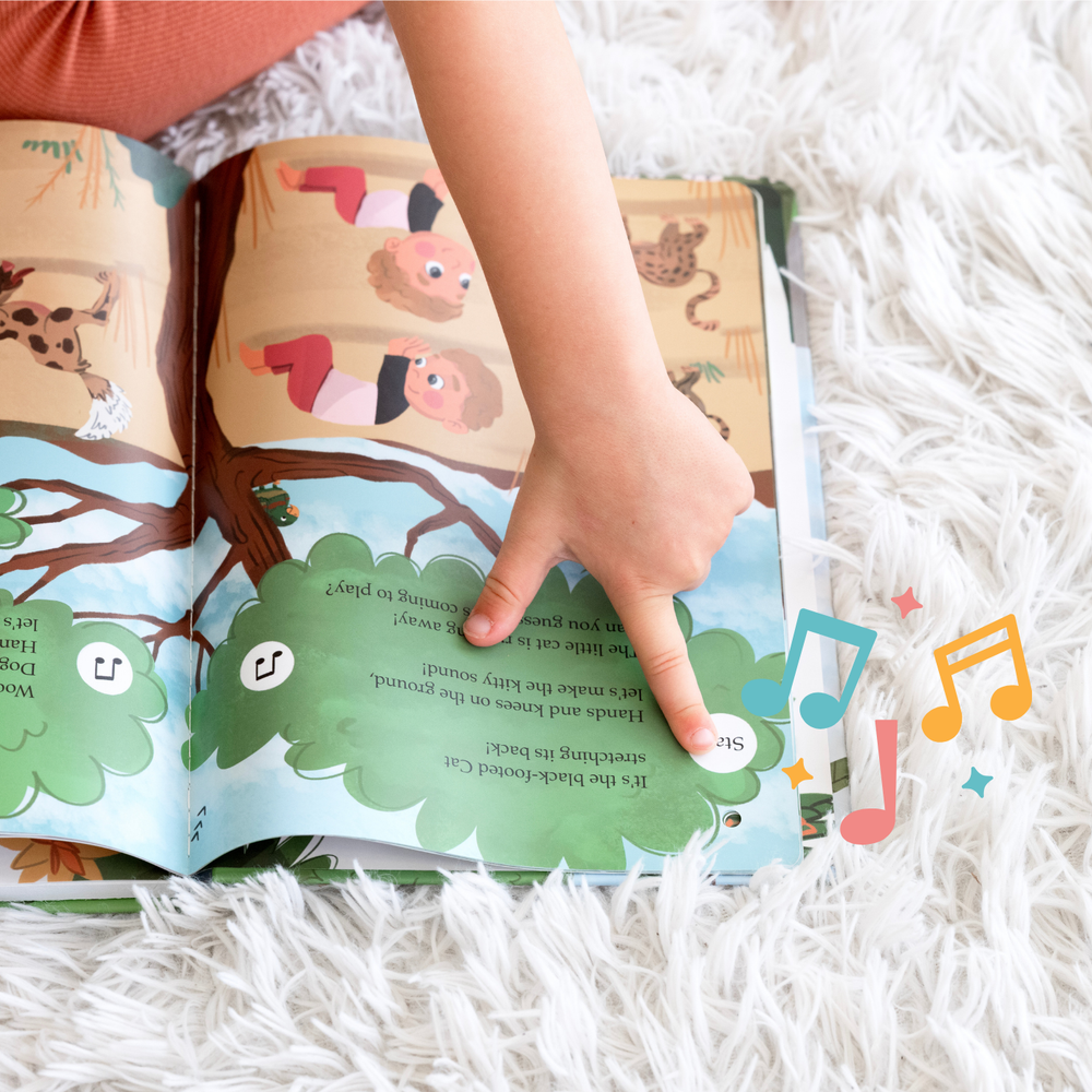 Yoga Play Kit (Africa Edition) - Screen-Free & Music-Powered Kids Yoga Game