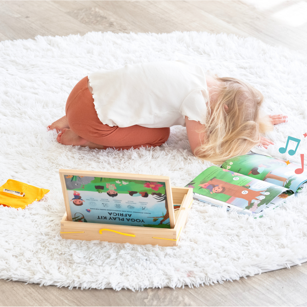 Yoga Play Kit (Africa Edition) - Screen-Free & Music-Powered Kids Yoga Game